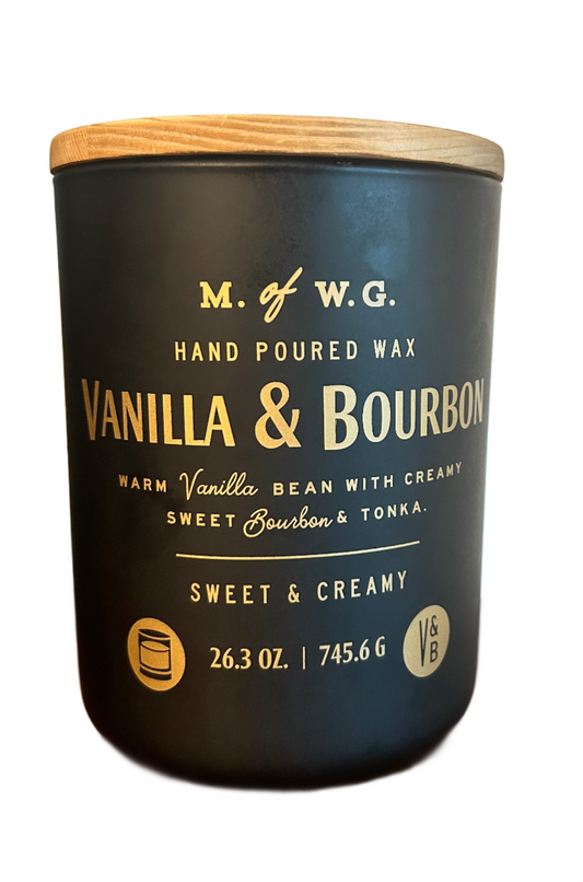 Makers of Wax Goods Xtra Large Vanilla & Bourbon Scented Candle