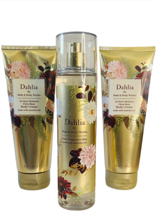 Bath & Body Works set of 3 Dhalia fragrance - Image #1