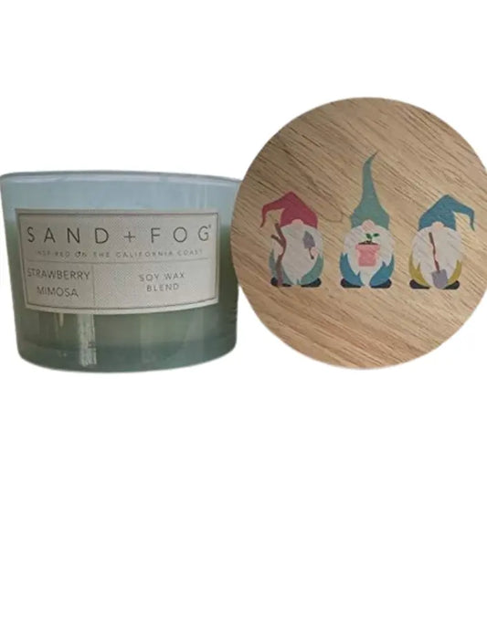 Sand +Fog Strawberry Mimosa Scented  Candle - Betian-na