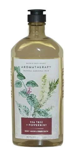 Bath & Body Works Aromatherapy Tea Tree And Peppermint Body Wash & Foam Bath - Image #1