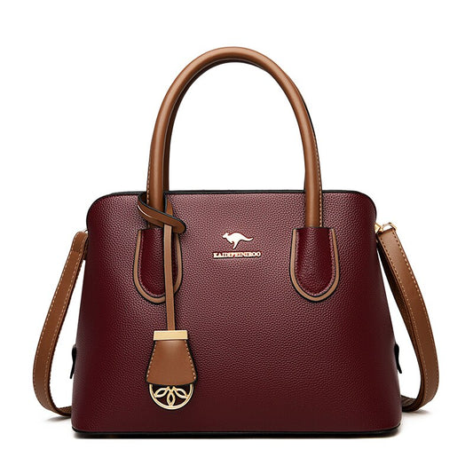 Luxury Large Capacity Leather Handbag - Betian-na