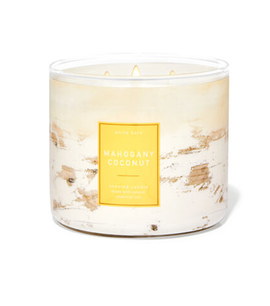 Bath And Body Works Mahogany Coconut Candle - Betian-na